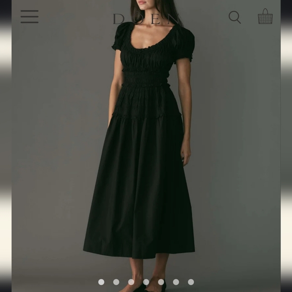 doen leanne dress black | Dresses | Doen Organic Cotton Maxi Short Sleeve Size Small Medium Color:M-Sage DÔENs romantic designs are Ladivine CD0237 - Cold bridal necklace